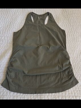 Athleta Olive Green Speedlight Tank